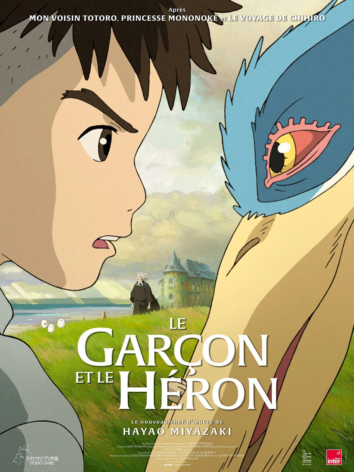 Affiche de l'anime Le Garçon et le Héron