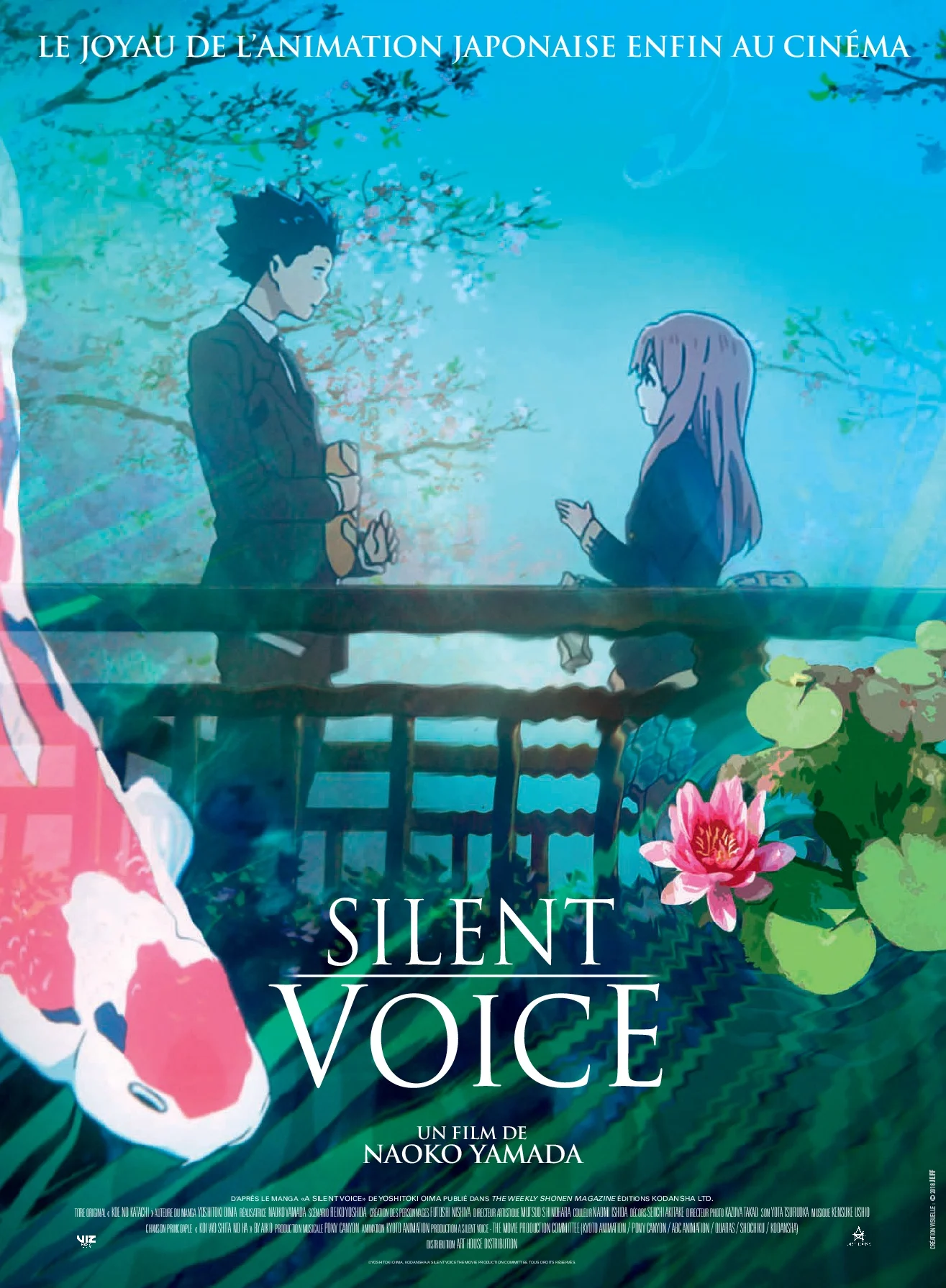 Affiche de l'anime A Silent Voice