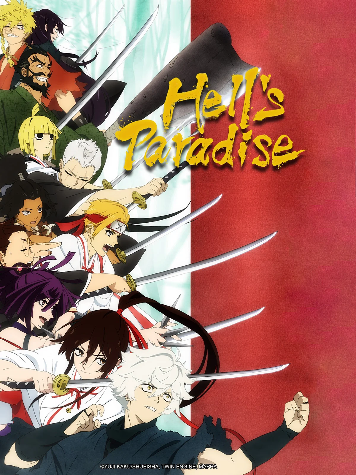 Affiche de l'anime Hell's Paradise