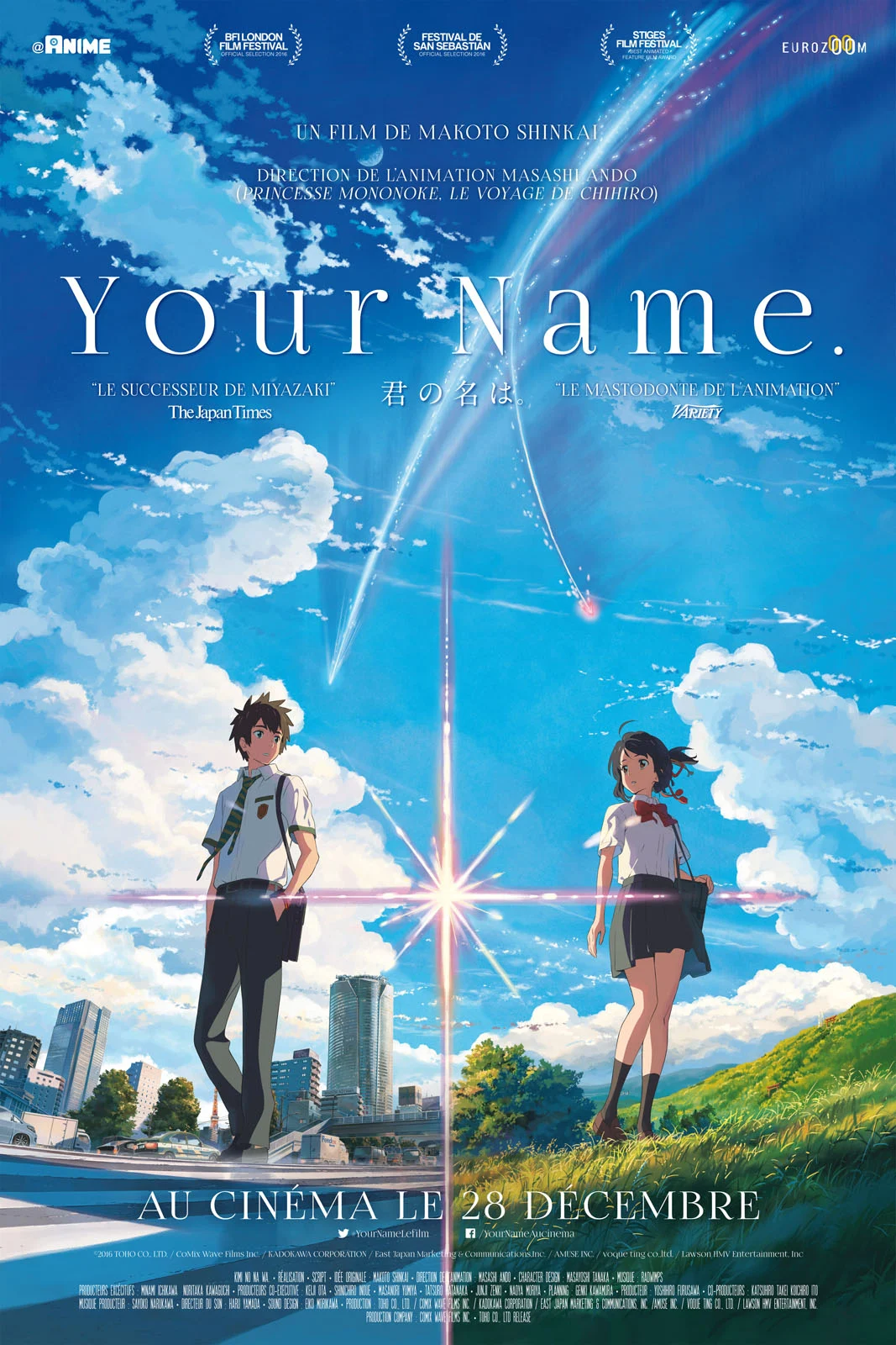 Affiche de l'anime Your Name