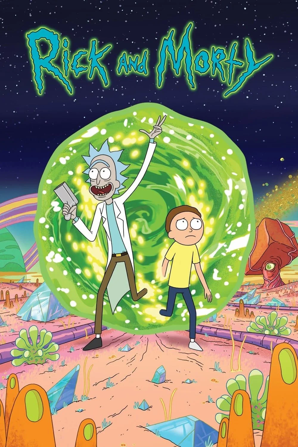 Affiche de l'anime Rick et Morty