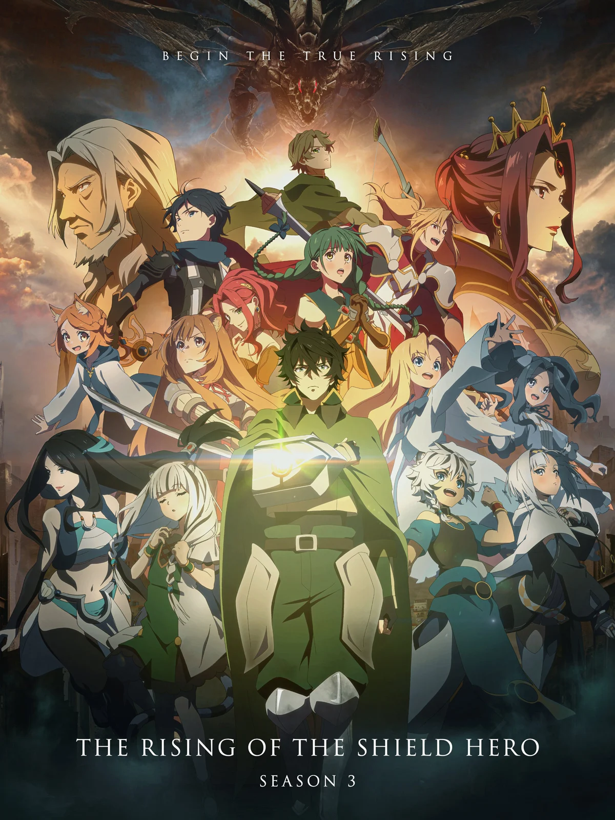 Affiche de l'anime The Rising of the Shield Hero